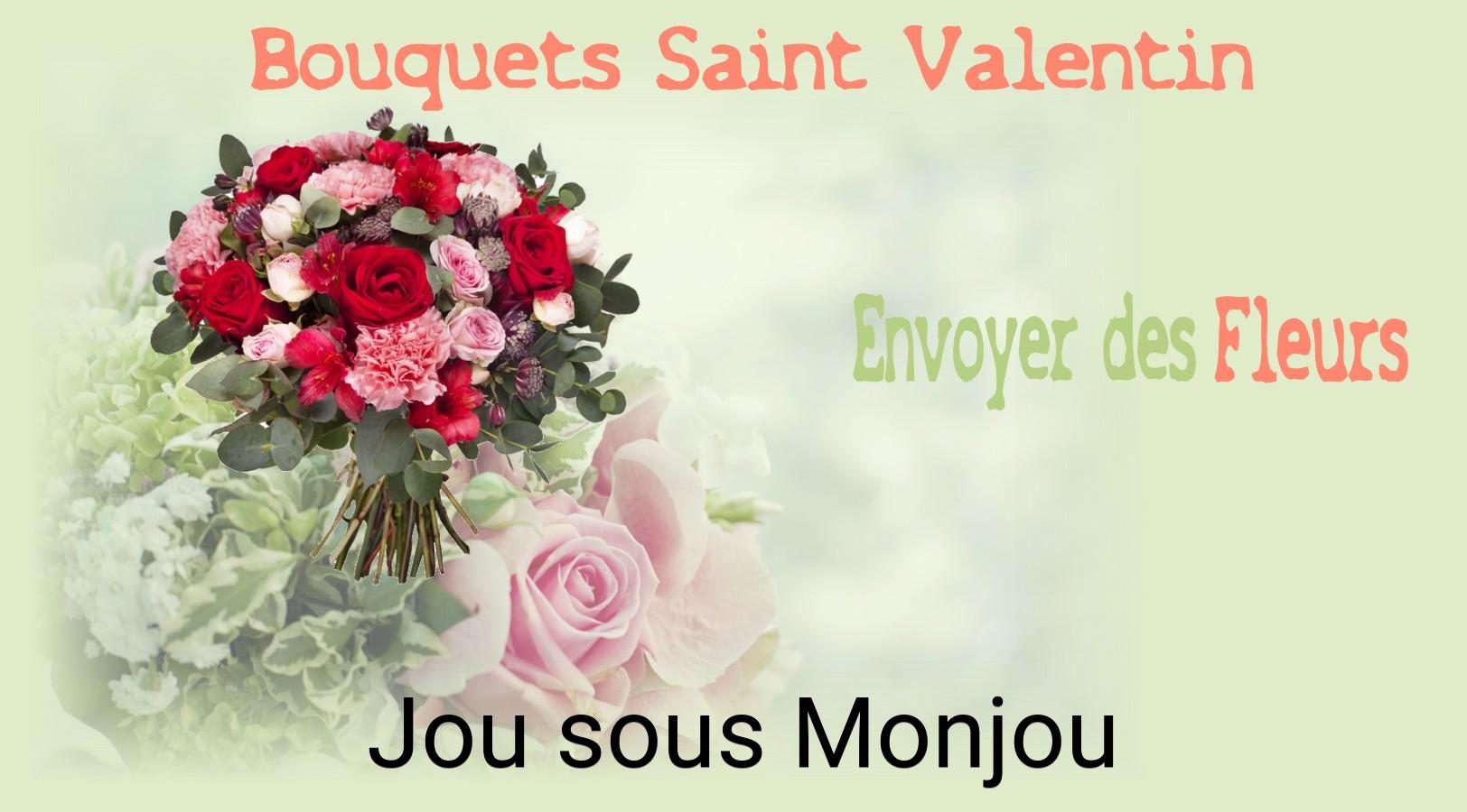 Roses de Saint-Valentin livrées à Jou-sous-Monjou